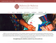 Tablet Screenshot of midwivesformidwives.org